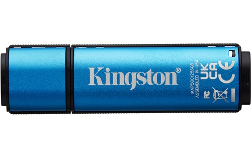 Clé USB-C Kingston IronKey Vault Privacy 50C 16 Go - Bleu, Noir - USB 3.2