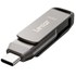 Clé USB-C et USB-A Lexar JumpDrive D400 128 Go - Gris - USB 3.2