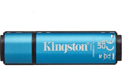 Clé USB Kingston IronKey Vault Privacy 50 512 Go - Bleu, Noir - USB 3.2