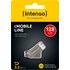 Clé USB-C et USB-A Intenso cMobile Line 128 Go - Argent - USB 3.2