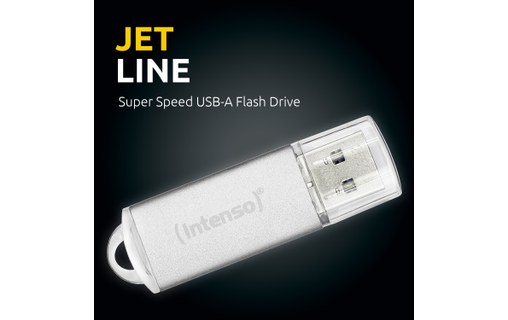 Clé USB Intenso Jet Line 256 Go - Argent - USB 3.2