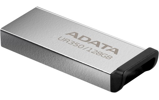 Clé USB ADATA UR350 128 Go - Argent - USB 3.2