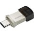 Clé USB-C et USB-A Transcend JetFlash 890 256 Go - Argent, Noir - USB 3.2