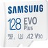Carte microSDXC Samsung EVO Plus (2024) 128 Go avec adaptateur SD, UHS-I, V30