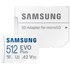Carte microSDXC Samsung EVO Plus (2024) 512 Go avec adaptateur SD, UHS-I, V30