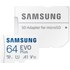 Carte microSDXC Samsung EVO Plus (2024) 64 Go avec adaptateur SD, UHS-I, V10