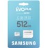 Carte microSDXC Samsung EVO Plus (2024) 512 Go avec adaptateur SD, UHS-I, V30