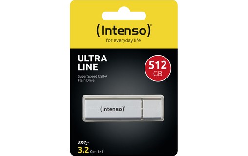 Clé USB Intenso Ultra Line 512 Go - Argent - USB 3.2