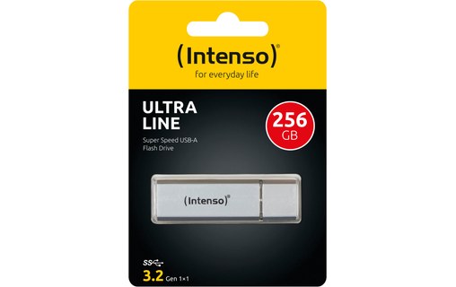 Clé USB Intenso Ultra Line 256 Go - Argent - USB 3.2