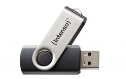 Clé USB Intenso Basic Line 64 Go - Argent, Noir - USB 2.0