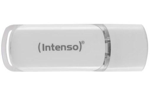Clé USB-C Intenso Flash Line 128 Go - Blanc - USB 3.2