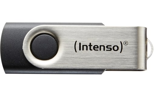 Clé USB Intenso Basic Line 32 Go - Argent, Noir - USB 2.0