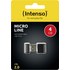 Clé USB Intenso Micro Line 4 Go - Noir - USB 2.0