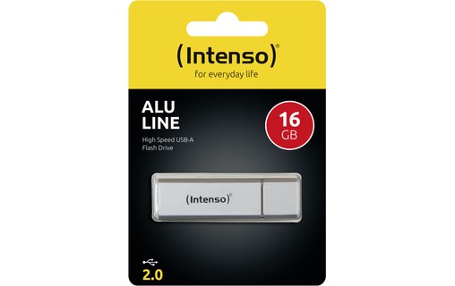 Clé USB Intenso Alu Line 16 Go - Argent - USB 2.0