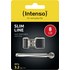 Clé USB Intenso Slim Line 8 Go - Noir - USB 3.2