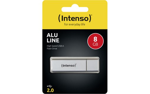 Clé USB Intenso Alu Line 8 Go - Argent - USB 2.0