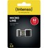 Clé USB Intenso Micro Line 32 Go - Noir - USB 2.0