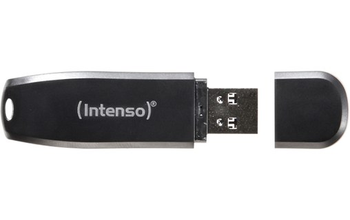 Clé USB Intenso Speed Line 64 Go - Noir - USB 3.2