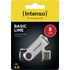 Clé USB Intenso Basic Line 8 Go - Argent, Noir - USB 2.0