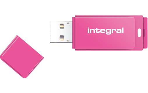 Clé USB Integral Neon 16 Go - Rose - USB 2.0