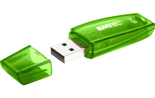 Clé USB Emtec C410 64 Go - Vert - USB 2.0