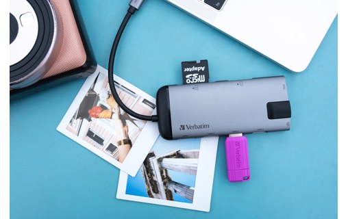 Carte microSDXC Verbatim Pro U3 256 Go avec adaptateur microSD, UHS-I, V30