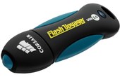 Clé USB Corsair Flash Voyager v2 64 Go - Bleu, Noir - USB 3.2