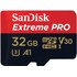 Carte microSDHC SanDisk Extreme Pro 32 Go avec adaptateur SD, UHS-I, V30