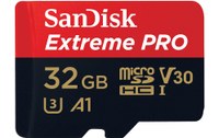 Carte microSDHC SanDisk Extreme Pro 32 Go avec adaptateur SD, UHS-I, V30