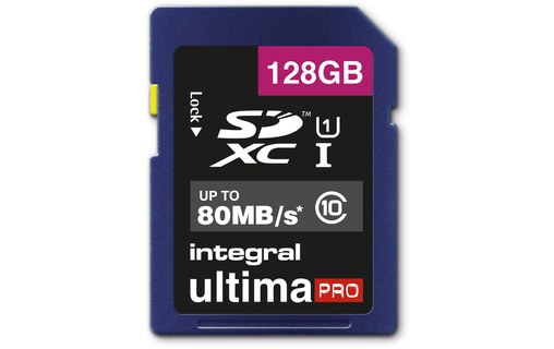 Carte SDXC Integral UltimaPro 128 Go, UHS-I