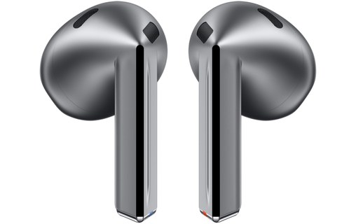 Écouteurs sans fil Samsung Galaxy Buds3 à réduction de bruit, Argent - Bluetooth