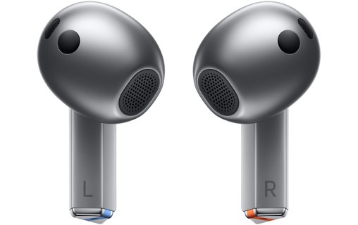 Écouteurs sans fil Samsung Galaxy Buds3 à réduction de bruit, Argent - Bluetooth