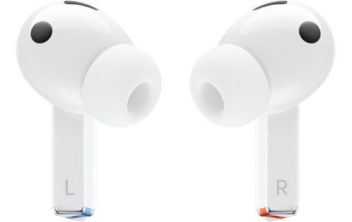 Écouteurs sans fil Samsung Galaxy Buds3 Pro à réduction de bruit, Blanc