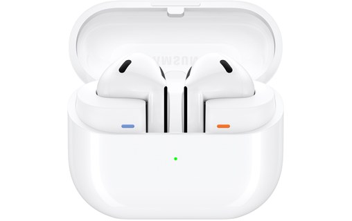 Écouteurs sans fil Samsung Galaxy Buds3 à réduction de bruit, Blanc - Bluetooth