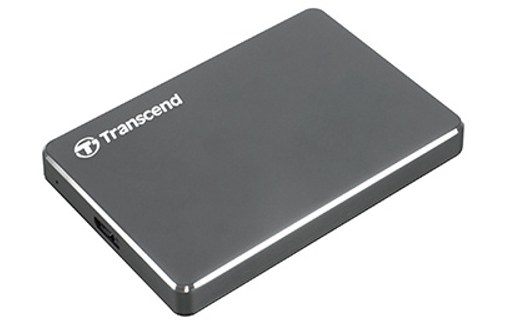 Transcend StoreJet 25C3 2 To - Gris - Disque dur externe