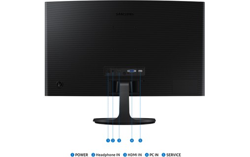 Écran Incurvé 24" Samsung Essential Monitor S3 S36GD