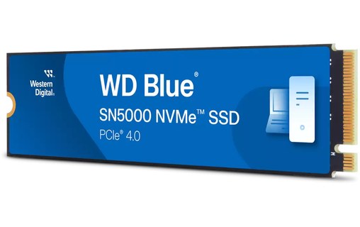 Western Digital Blue SN5000 4 To - SSD M.2 2280 NVMe PCIe 4.0