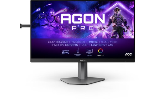 Écran Gaming 24,5" AOC AGON PRO AG256FS - 390 Hz HDMI/DisplayPort