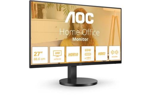 Écran 27" AOC B3 U27B3CF - 4K HDMI/USB-C