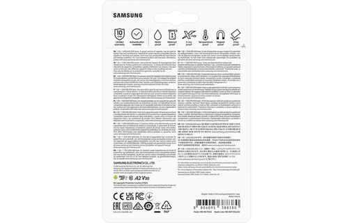 Carte microSDXC Samsung PRO Plus (2024) 1 To avec adaptateur SD, UHS-I, V30