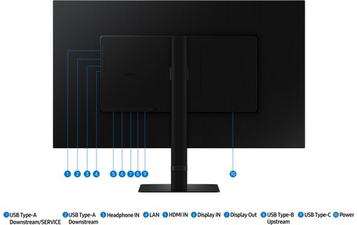 Écran 32" Samsung ViewFinity S6 S60UD - USB-C