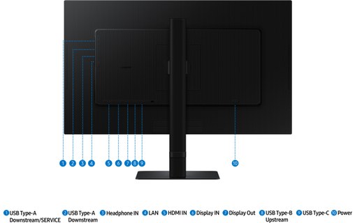 Écran 27" Samsung ViewFinity S6 S60UD - USB-C