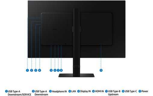 Écran 27" Samsung ViewFinity S8 S80UD - 4K USB-C
