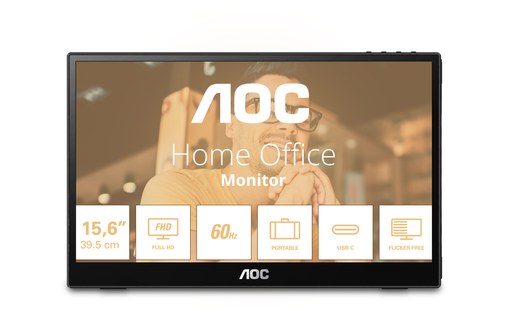 Écran 15,6" AOC T2 16T3EA - USB-C