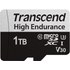 Carte microSDXC Transcend USD350V 1 To avec adaptateur SD, NAND, V30