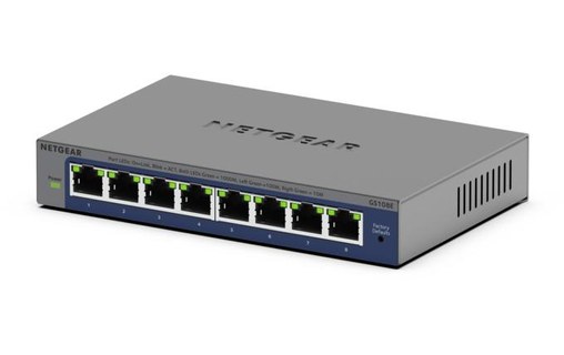 Switch Ethernet Netgear GS108Ev4 8 ports - L2/L3