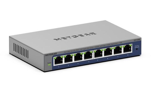 Switch Ethernet Netgear GS108Ev4 8 ports - L2/L3