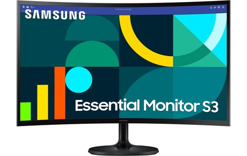 Écran Incurvé 27" Samsung Essential Monitor S3 S36GD