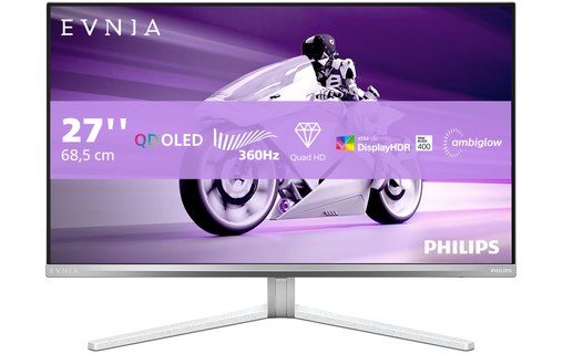 Écran Gaming 26,5" Philips Evnia 8000 27M2N8500/00 - QD OLED 360 Hz