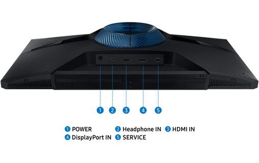 Écran Gaming 24" Samsung Odyssey G3 G30D - 180 Hz